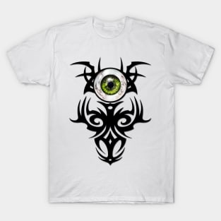 Tribal green marble eye T-Shirt